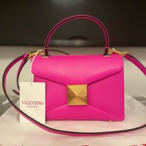 Valentino Pink One Stud Crossbody